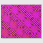 Taffi Tuck Op Art Fuschia Cadeaupapier (Vlak)