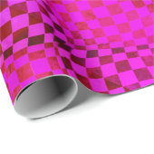 Taffi Tuck Op Art Fuschia Cadeaupapier (Rol Hoek)