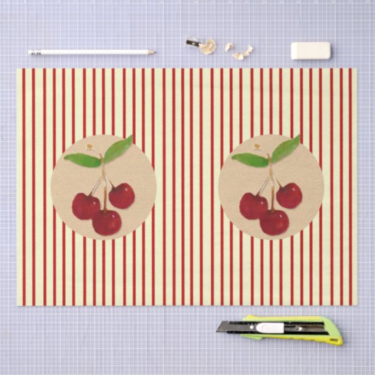 Taffier voor kerry Stripe Tissuepapier (Craft)