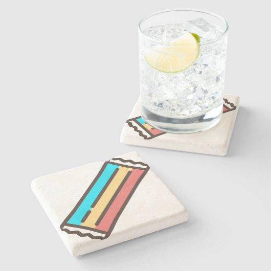 taffig stenen onderzetter (Zijkant)