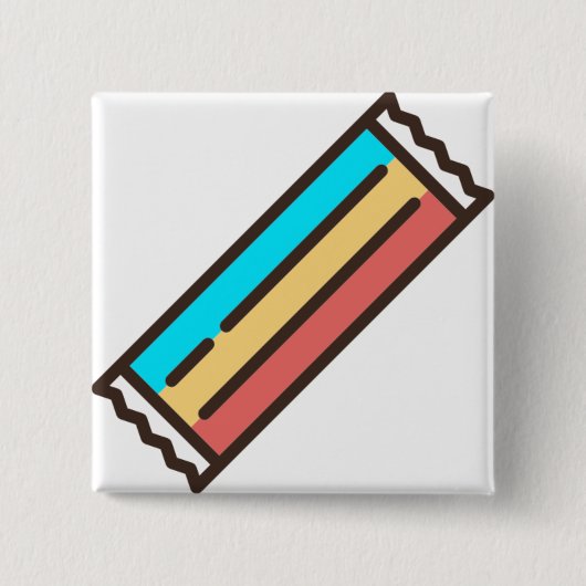 taffig vierkante button 5,1 cm (Voorkant)