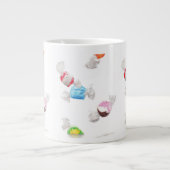 TAFFY RAIN Grote Witte Mok (Voorkant)