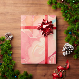 Taffy Waterverf Kleurrijke Gepersonaliseerde Patro Cadeaupapier