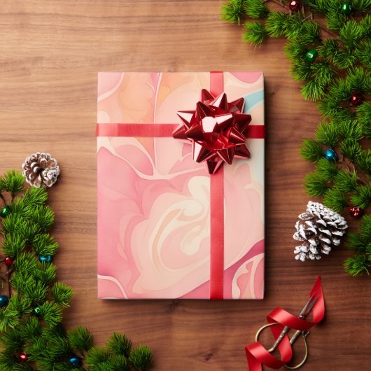 Taffy Waterverf Kleurrijke Gepersonaliseerde Patro Cadeaupapier (Feestdagen Geschenken)