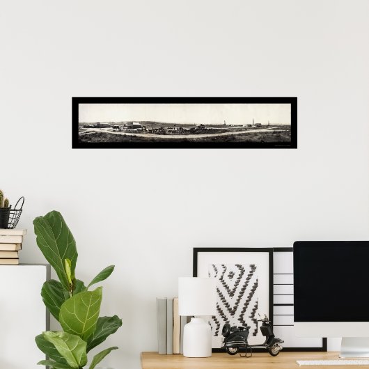 Taft CA Oil Kern Foto 1910 Poster (Thuiskantoor)