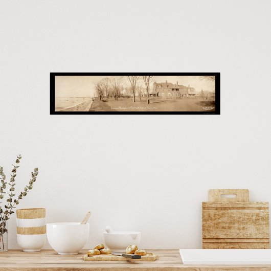 Taft House Beverly, MA Foto 1909 Poster (Keuken)