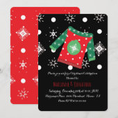 Taft Sweater Kerst Bedrijfs Evenement Kaart (Voorkant / Achterkant)