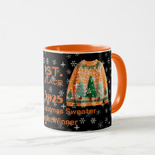 Taftige Kerstmuts Wedstrijd Winnaar Mok