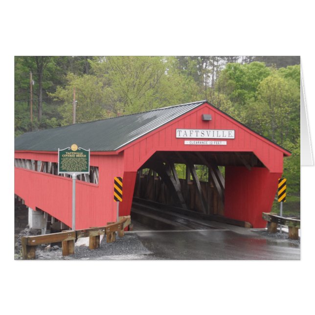 Taftsville Covered Bridge, Vermont (Voorkant Horizontaal)