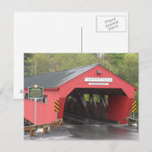 Taftsville Covered Bridge, Vermont Briefkaart (Voorkant / Achterkant)
