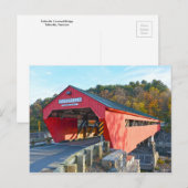 Taftsville Covered Bridge, Vermont Briefkaart (Voorkant / Achterkant)