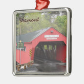 Taftsville Covered Bridge, Vermont Metalen Ornament (Links)