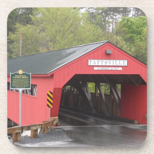Taftsville Covered Bridge, Vermont Onderzetter (Voorkant)