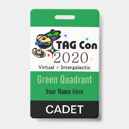 TAG Con 2020 - Groene Kwadrant - Cadet Badge