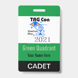 TAG Con 2021 - Groene Kwadrant - Cadet Badge