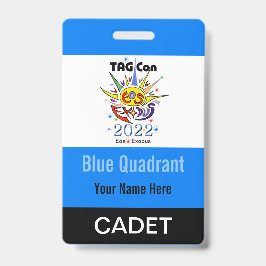 TAG Con 2022 - Blauwe Kwadrant - Cadet Badge