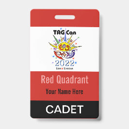 TAG Con 2022 - Rode Kwadrant - Cadet Badge