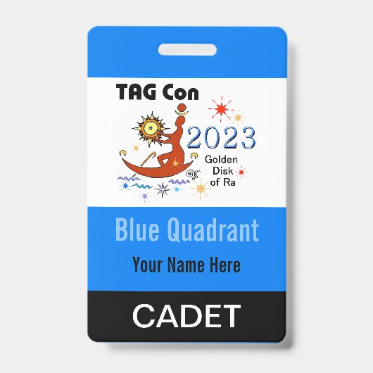 TAG Con 2023 - Blauwe Kwadrant - Cadet Badge (Voorzijde)
