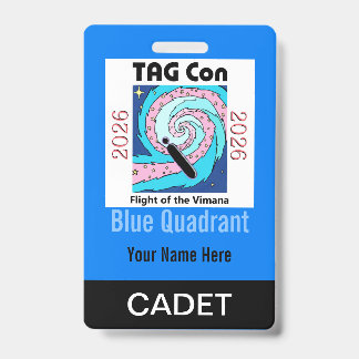TAG Con 2026 - Blauwe Kwadrant - Cadet Badge