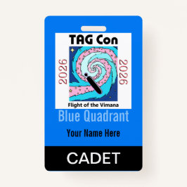 TAG Con 2026 - Blue Quadrant - Cadet Badge