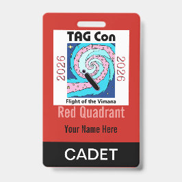 TAG Con 2026 - Rode Kwadrant - Cadet Badge