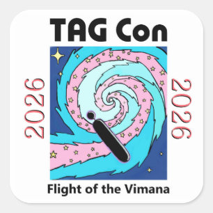 Tag Con 2026 - Vlucht van de Vimana Sticker