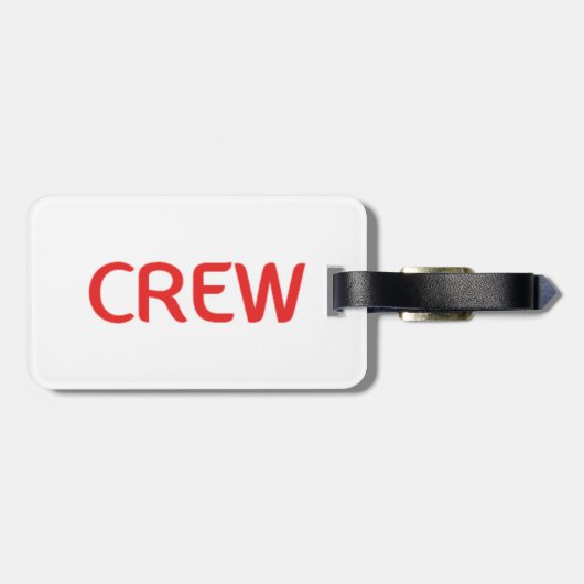 TAG Crew Emirates Bagagelabel (Achterkant horizontaal)