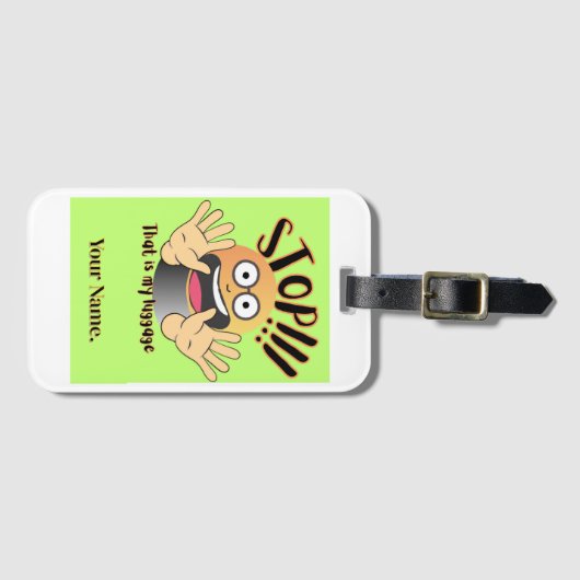 Tag TA01 #ThankYouDad Bagagelabel (Voorkant (horizontaal))