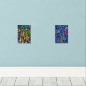 Tag und Nacht Muurkunst Sets (Houten vloer)