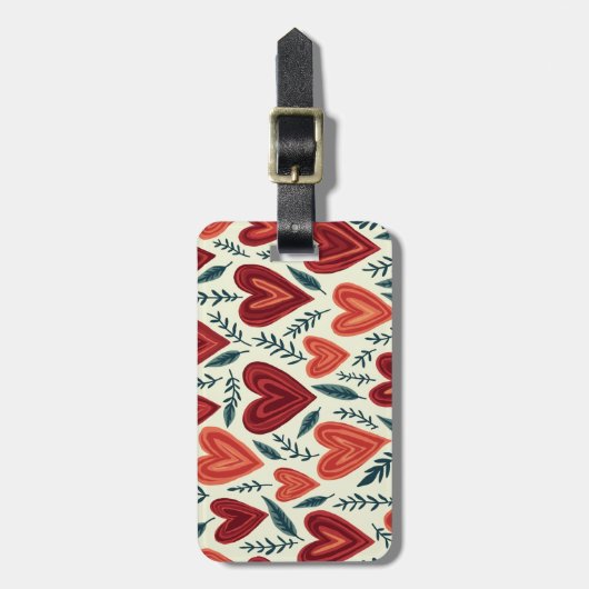 tag voor zaknaam bagagelabel (Voorkant verticaal)