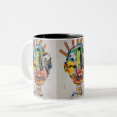 Tag You're It 11oz Tweekleurige Koffiemok (Voorkant links)