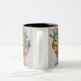 Tag You're It 11oz Tweekleurige Koffiemok