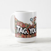 Tag You're It Elf  Koffiemok (Voorkant links)