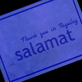 Tagalog Bedankkaart