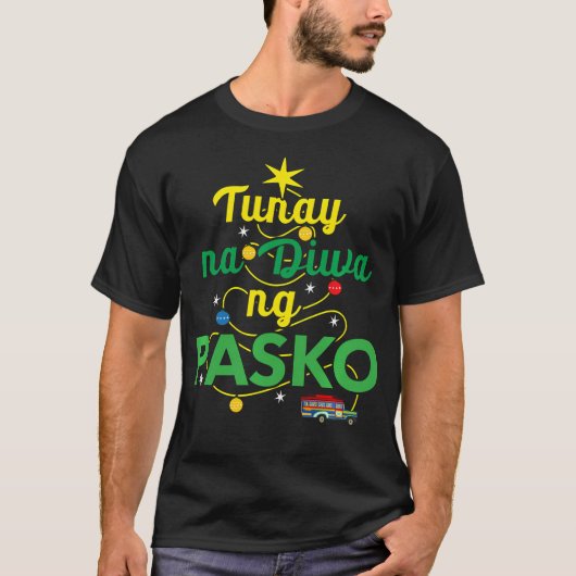Tagalog Filippijnen Geest van Kerstmis T-shirt (Voorkant)