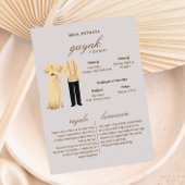 Tagalog Huwelijksuitnodiging Filippijnse kledij Ka Kaart