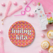 Tagalog - Ik hou van je Papieren Bordje (Feest)