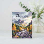 Taganay Nationaal Park Rusland Briefkaart (Staand voorkant)