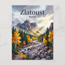 Taganay Nationaal Park Rusland Briefkaart