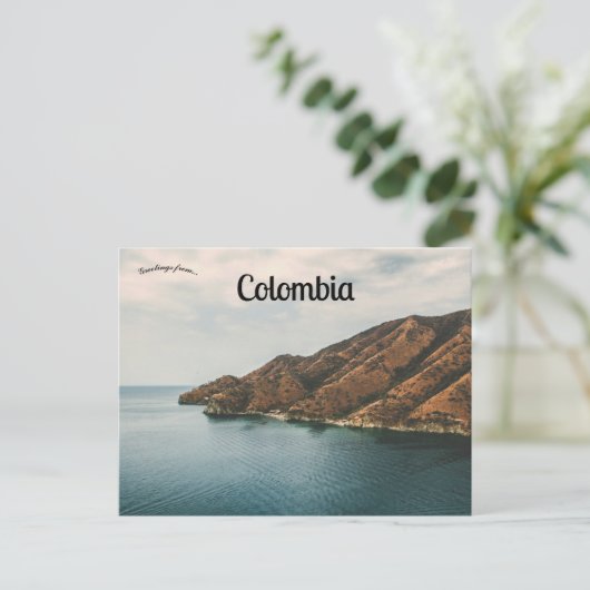 Taganga Colombia Briefkaart (Staand voorkant)