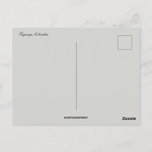 Taganga Colombia Briefkaart (Achterkant)