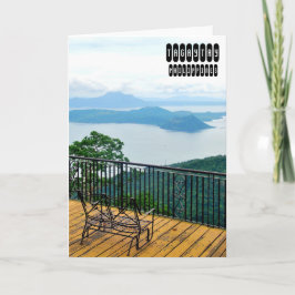 Tagaytay Feestdagen Kaart