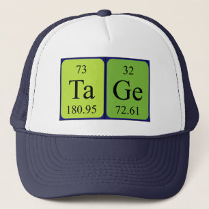 Tage periodieke tabelnaam pet