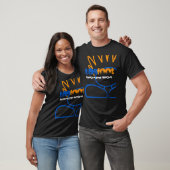 tagfoot ( zwarte hemdentiteit ) t-shirt (Unisex)