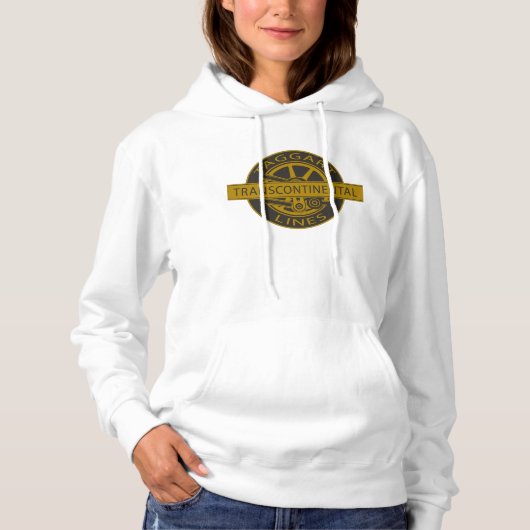 Taggart Transcontinental Women's Hoodie WHT (Voorkant)