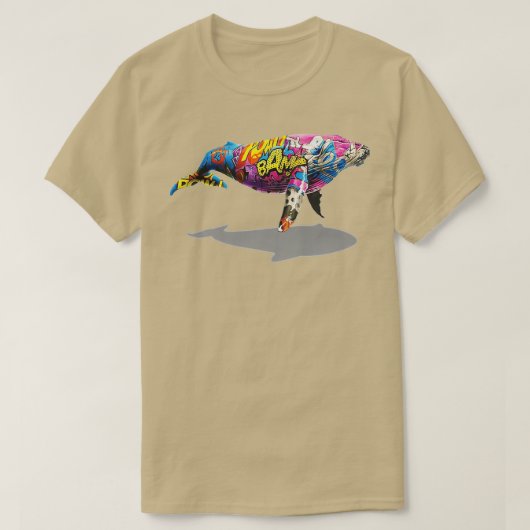 Tagged Whale T-shirt (Design voorkant)