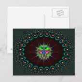 Taggert Bug in 24 Point Circulair Lijst Briefkaart (Voorkant / Achterkant)