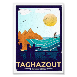 Taghazout Marokko Foto Afdruk