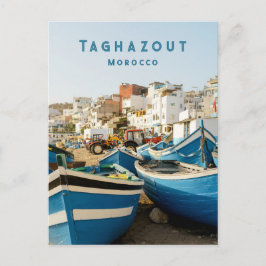 Taghazout Marokko Kustdorp Ansichtkaart Briefkaart