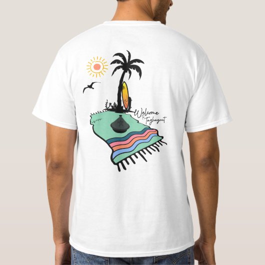TAGHAZOUT SURF MOROCCO T-SHIRT (Achterkant)